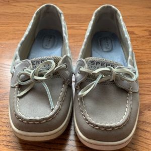 Sperry Top-Sider Gray & Blue Boat Shoes